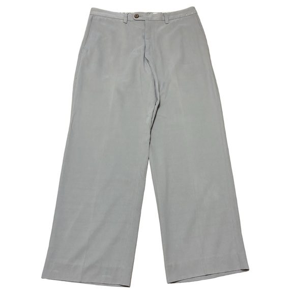 Tommy Bahama Silk Blend Chino Pants Men’s 33X30 Gray Straight Leg - Picture 1 of 7